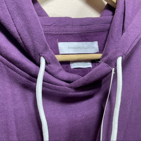 Urban Outfitters Standard Cloth Foundation Hoodie Sweatshirt Purple - Picture 6 of 11